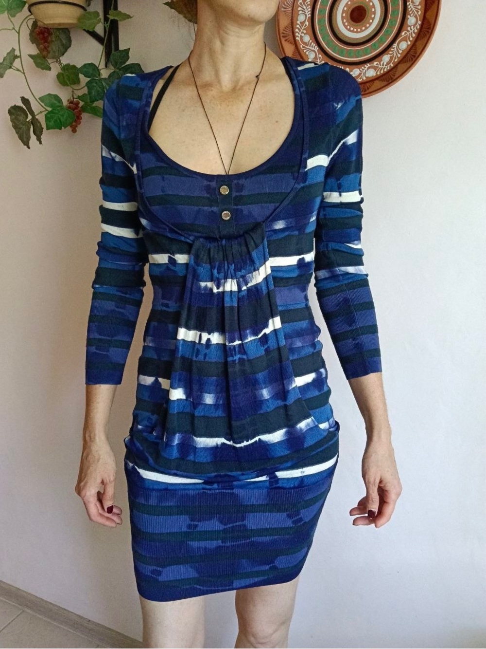 Karen Millen viscose blend dress